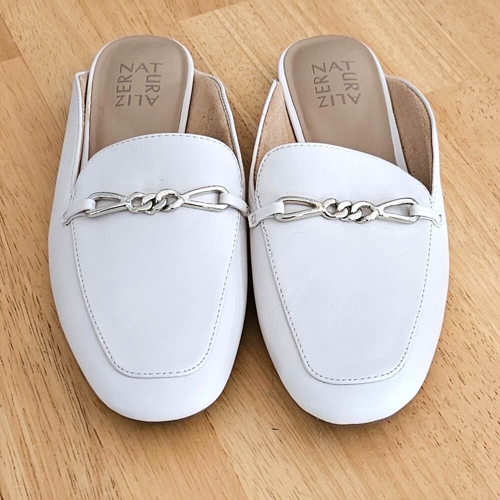 Naturalizer Kayden Mule sz 6.5M White/Cream EUC